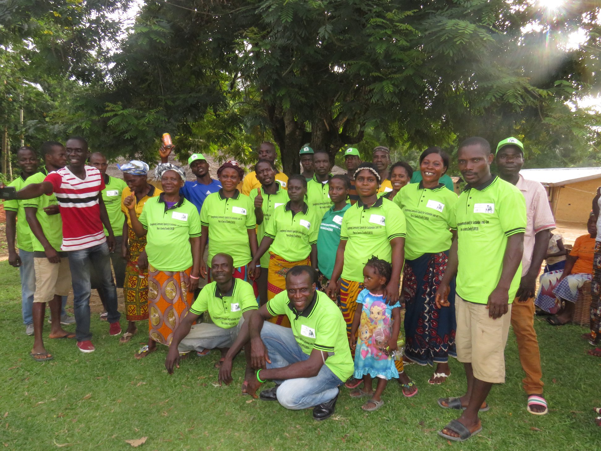 Youth planting